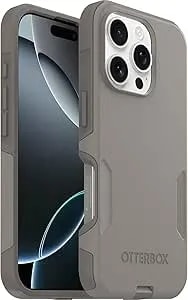 Otterbox Iphone 16 Pro (Only) - Commuter Series Magsafe Case - Grey Comfort (Beige) - Built-In Magnets - Slim & Tough - Pocket-Friendly - With Port Protection - Non-Retail Packaging