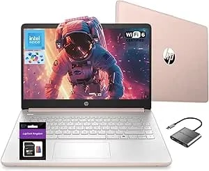 Hp 14 Inch Student Laptop Office 365, Quad-Core Processor(Beat i3-1115g4), 8gb Ram 256gb Storage (128gb Ufs+128gb Sd Card), Laptop For College Students And Business Home With Wi-Fi 6 Hd Webcam win11