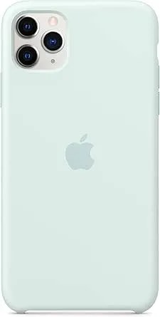 Apple Iphone 11 Pro Max Silicone Seafoam Case - Slim Fit, Wireless Charging Compatible