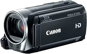 Canon Vixia Hf r300 Full Hd Flash Memory Camcorder With 51x Advanced Zoom (Renewed)