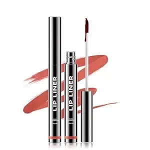 Lip Stain - Long Wear Tattoo Lip Liner, Waterproof & Transfer-Proof Peel Off Lip Stain With Matte Finish, Lip Tint For All Skin Types, Gifts For Women (Rose)
