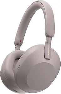 Sony Wh-1000xm5 Noise Canceling Wireless Headphones - 30hr Battery Life - Over-Ear Style - Optimized For Alexa And Google Assistant - Built-In Mic For Calls - Smoky Pink