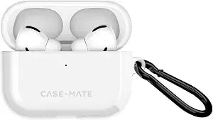 Case-Mate Tough Airpods Pro 3 Case With Black Carabiner - Clear