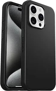 Otterbox Symmetry Iphone 15 Pro Case For Magsafe - Shockproof Drop Resistant - Slim Protective Case - 3x Military Grade Drop Tested - Black