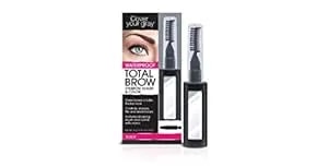 Cover Your Gray Total Brow Eyebrow Sealer And Color - Black