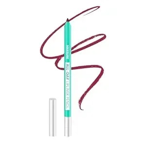 Lip Liner Pencil With Built-In Sharpener, Creamy Waterproof Lipliner For Fuller Looking Lips, Long-Lasting Transfer-Resistant Matte Finish, Hyaluronic Acid & Vitamin E (109 Midnight Plum)