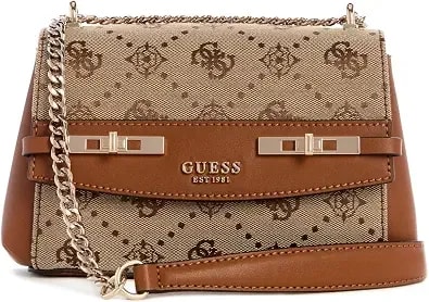 Guess Women'S Melinda Logo Mini Convertible Crossbody Flap