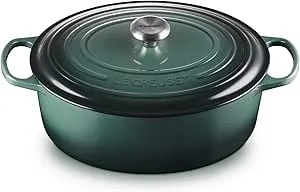 Le Creuset Enameled Cast Iron Signature Oval Dutch Oven, 8 Qt., Artichaut