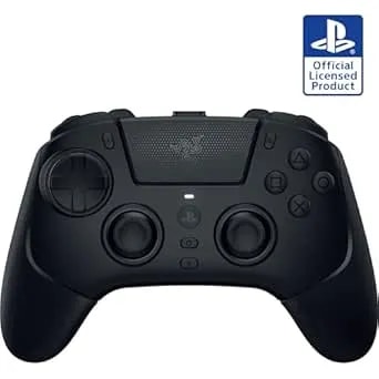 Razer Raiju V3 Pro Wireless Controller: Officially Licensed For Playstation, PS5, PC - Lag-Free Esports Grade Performance - 6 Remappable Buttons - Customizable TMR Thumbsticks - Fast Triggers - Black