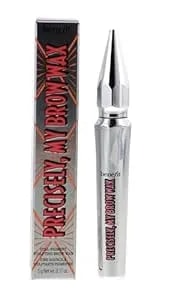 Benefit Precisely My Brow Wax Full-Pigment Sculpting Brow Wax #3 Warm Light Brown, 0.17 Ounce