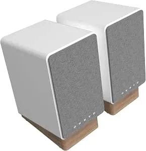 Onkyo Creator Series Gx-30arc Powered Speakers, White - 4" Woofer, Usb/C, Line/Phono, Optical Ports And Bluetooth 5.3 Audio Connectivity