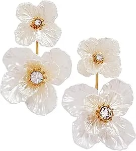 Alex And Ani New York Botanical Garden Floral Earrings