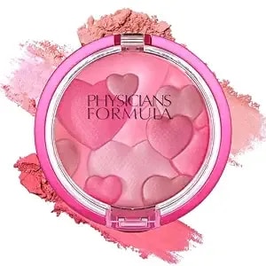Physicians Formula Happy Booster Glow & Mood Boosting Blush, Silky Smooth Formula, Hypoallergenic, Blends Easily With Radiant Finish – Rose