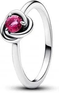 Pandora Pink Eternity Circle Ring 192993c10-54