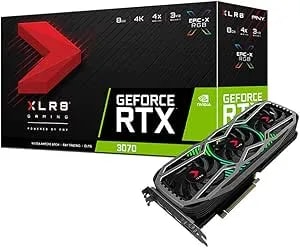 PNY Geforce RTX 3070 8GB XLR8 Gaming Revel Epic-X RGB Triple Fan Graphics Card