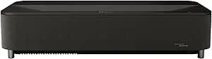 Epson Lifestudio Grand Plus Ultra Short Throw Laser Projector, 4,000 Lumens Of Color And White Brightness, 4k Display Technology, Sound By Bose And Built-In Google Tv, 3-Chip 3lcd Technology — Black