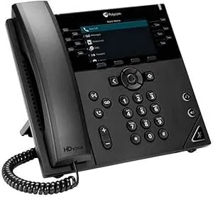 Poly (Plantronics + Polycom) Poly - VVX 450 Business IP Phone (Polycom) - 12-Line, Color IP Desk Phone With Handset - POE - 4.3' Color LCD Display