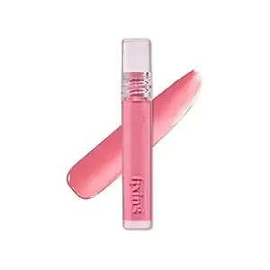 Etude Glow Fixing Tint #2 Mellow Pink - Non-Sticky Glossy Shine Lip Stain - Fills Up With Comfortable Moisture - Tinting For Dry Lips