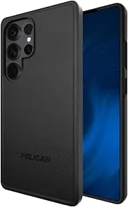 Pelican Protector Samsung Galaxy s25 Ultra Case [Magnetic And Wireless Charging] Rugged Phone Cover W/ 16ft Military-Grade Drop Protection - Heavy Duty Case For Samsung Galaxy s25 Ultra 6.9" - Black