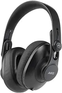Akg Pro Audio k361bt Bluetooth Wireless Or Wired, Over-Ear, Closed-Back, Light Weight, Foldable, Professional Recording Studio Headphones, Studio Monitor Mixing, Podcast, Dj Stereo Headsets, Black