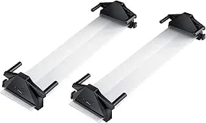 ASUS ABF01 ROG Bezel-Free Kit Universal Multi-Monitor Setup With Optical Micro-Structures Easy Assembly, Clear, (Set Of 2)