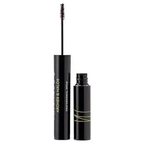 Arches And Halos Microfiber Tinted Brow Mousse - Richly Pigmented Eyebrow Shaper - Water Resistant Filler Pen - Vegan - Warm Brown - 0.11 Oz