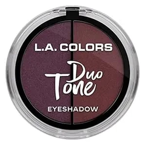L.A. Colors Duo Tone Eyeshadow, Merlot ces263