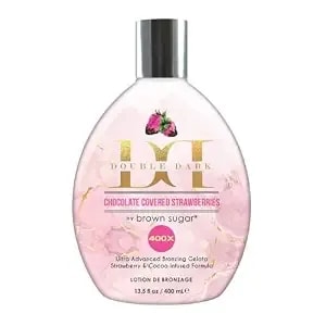 Brown Sugar Double Dark Chocolate Covered Strawberries 400x Ultra Advanced Bronzer Tanning Lotion For Deep, Decadent Color And Silky Smooth Skin – 13.5 Oz