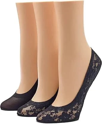 Hue Women'S Perfect Edge Liner, 3 Pair Pack