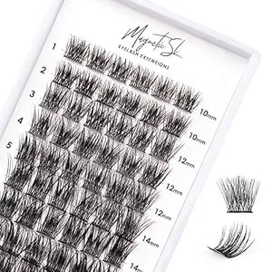 Lash Clusters 72 Cluster Lashes 3d False Eyelashes Natural Look Individual Lashes Soft Eyelashes Diy Cluster Eyelash Extensions Mix 10-16mm-dm28