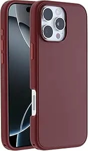 Otterbox Iphone 16 Pro Max - Symmetry Magsafe Case - Ultra-Slim - Raised Edges Protect Camera & Screen - Non-Retail Packaging - Brick Red