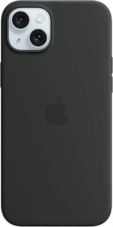 Apple Iphone 15 Plus Silicone Case With Magsafe - Black