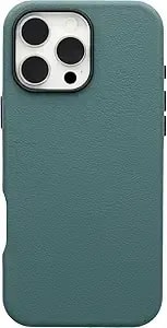 Otterbox Iphone 16 Pro Max Case – Premium Cactus Leather – Built-In Magsafe Magnets – Metal Buttons – Ultra-Slim – Raised Camera & Screen Protection – Non-Retail Packaging – Sagebrush (Green)