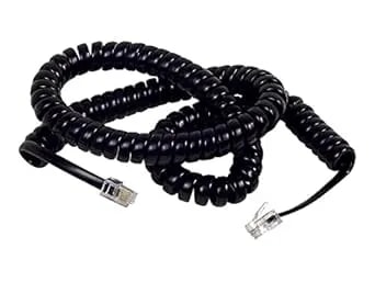 Belkin F8V101-12-BK 12' Coiled Telephone Handset Cord - Black