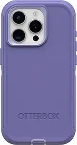 Otterbox Iphone 15 Pro (Only) Defender Series Case - Mountain Majesty (Purple), Screenless, Rugged & Durable, With Port Protection, Includes Holster Clip Kickstand