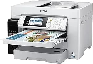 Epson Workforce St-c8090 Inkjet Multifunction Printer-Color-Copier/Fax/Scanner-4800x1200 Dpi Print-Automatic Duplex Print-66000 Pages-550 Sheets Input-Color Flatbed Scanner-1200 Dpi Optical Scan-Color
