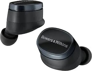 Bowers & Wilkins Pi8 Bluetooth Wireless Earbuds (Anthracite Black), In-Ear Bluetooth Earphones With Qualcomm Chipset & Aptx Lossless, Active Noise Cancelling Earbuds, 3 Built-In Mics, 15-Min Charging
