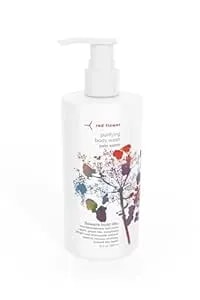Red Flower Palo Santo Purifying Body Wash – Cleanse & Hydrate Botanical Shower Gel With Organic Fruit & Leaf Extracts For Hydrated, Radiant Skin (10 Oz)