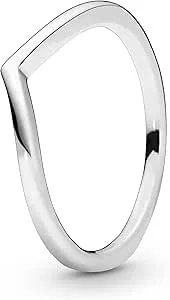 Pandora Jewelry Polished Wishbone Sterling Silver Ring, Size 3
