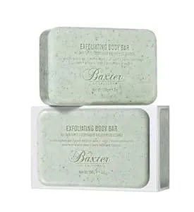 Baxter Of California Men’S Exfoliating Body Bar Soap, Deep Cleansing & Moisturizing Formula With Cedarwood & Oak Moss, Buffs Away Dry Skin For All Skin Types, Paraben-Free, 7 Ounce