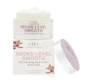 Farmhouse Fresh Neck Cream With Hyaluronic Acid, Necks-Level Smooth Ultra-Smoothing Triple Effect Moisturizer For Hydrating And Smoothing Neckline