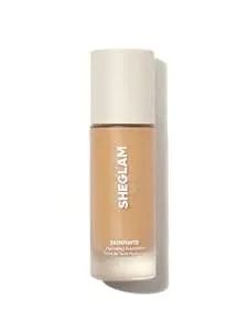 Sheglam Skinfinite Hydrating Foundation Flawless Dewy Foundation Hydrating Coverage Invisible Pore Concealer Pore-Less Non-Greasy Lightweight Natural Soft Liquid Foundation-Honey