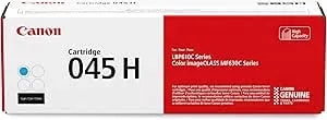 Canon Genuine 045 Cyan Toner Cartridge High Capacity Compatible With lbp612cdw, mf632cdw, mf634cdw