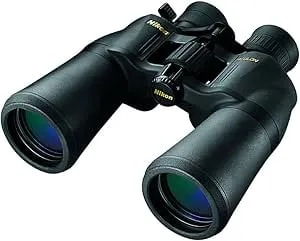 Nikon Aculon A211 10-22x50 Binocular - Multilayer Coating, Porro Prism Binocular With Turn And Slide Eyecups, Tripod Adaptable - Official Nikon USA Model