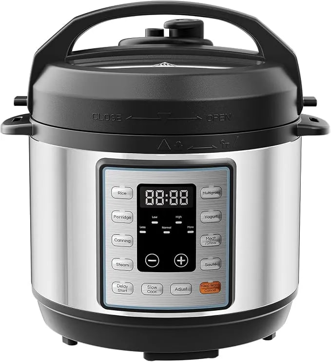 Olixis 10-In-1 Electric Pressure Cooker, 3 Quart Multi Cooker For Rice, Stew And Steam, Small Programmable Stainless Steel Pot With Slow Cook Function And Ceramic Inner Pot