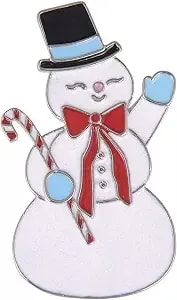 Hallmark Enamel Snowman Pin