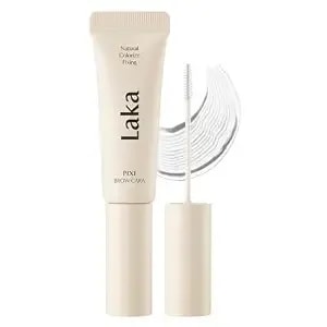 Laka Pixi Eyebrow Mascara 8g/0.28oz., Eyebrow Gel To Fix And Shape Brows, Clump-Free, Brow Fixer With Slim Precision Brush, Vegan, K-Beauty​ (#00 Basic Shaper)