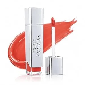 Lip Stain Long Lasting Waterproof – Hydrating Lip Stain Oil, Glossy Lip Oil Stain, Hyaluron Tint Lip, Non-Sticky Moisturizing Lip Tint For Soft Plump Lips(02 Peach Bang)