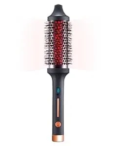 Sutra Thermal Brush - Lightweight Heated Round Brush For Hair Styling & Blow Out - Digital Display, Auto Shut-Off & Ionic Technology - Professional Styling Tools For All Hair Types