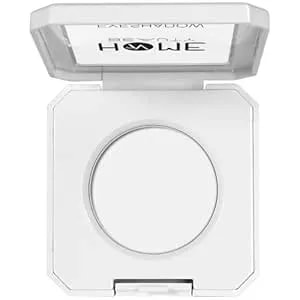 Single White Eyeshadow, High Pigment Long Lasting White Case Matte Single Eyeshadow